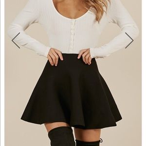 Real Deal Black Skirt